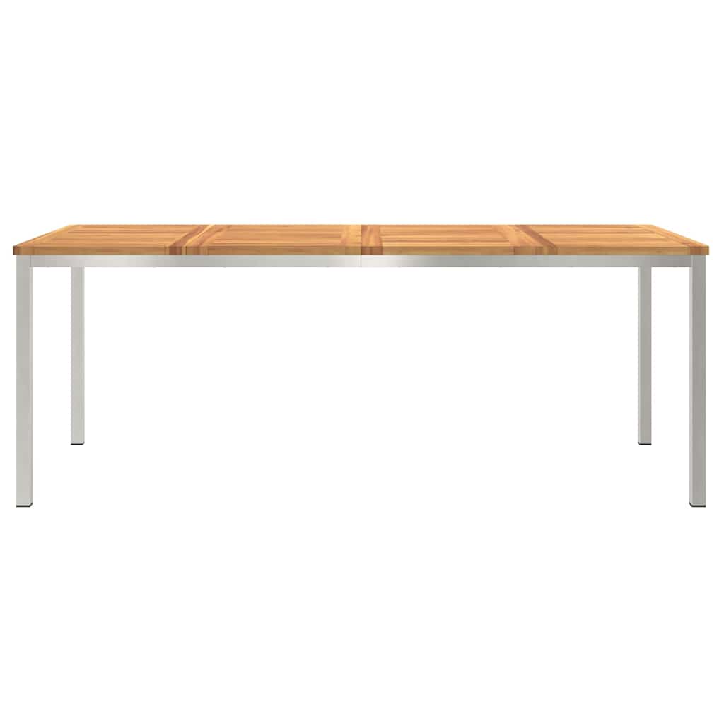 vidaXL DiningTable Brown 200 x 90 x 75 cm Solid Acacia Wood
