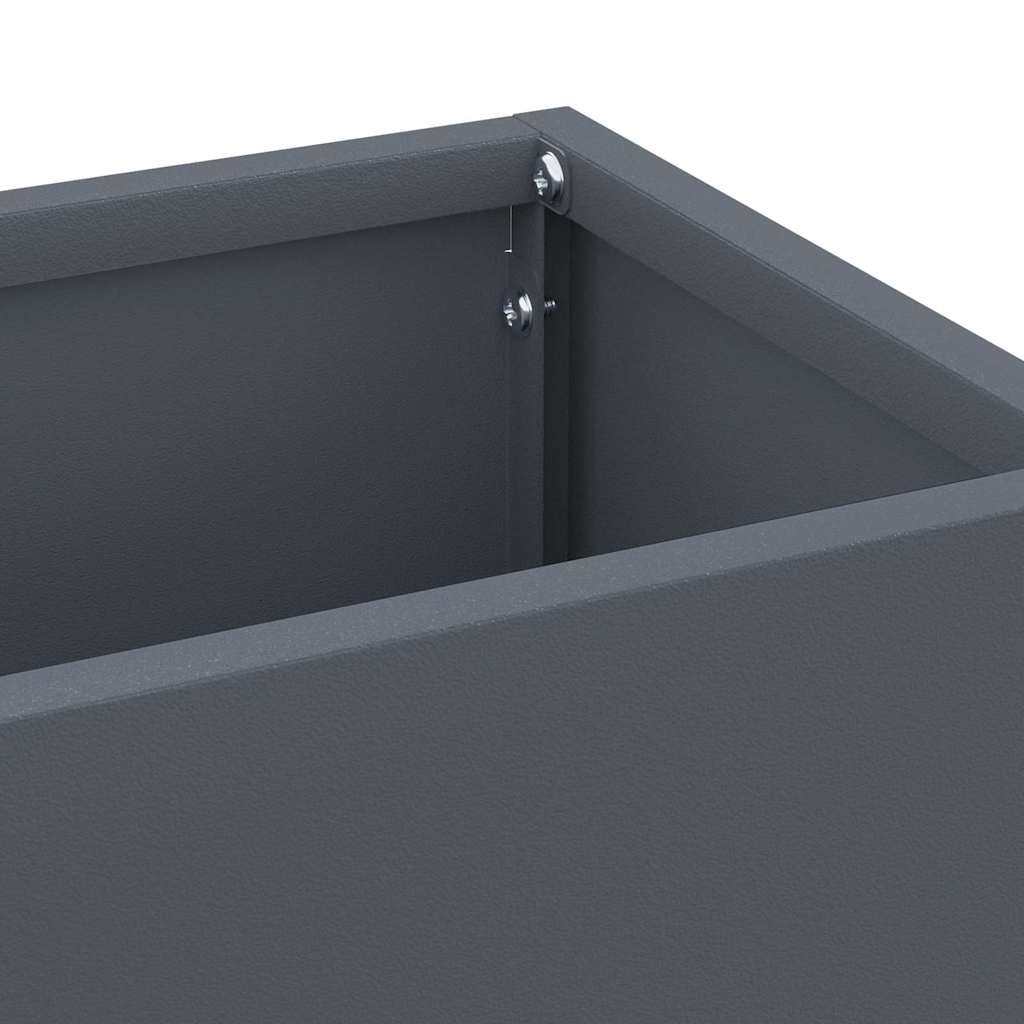 vidaXL Rain Umbrella Stand Anthracite 15.5 x 15.5 x 49 cm Steel