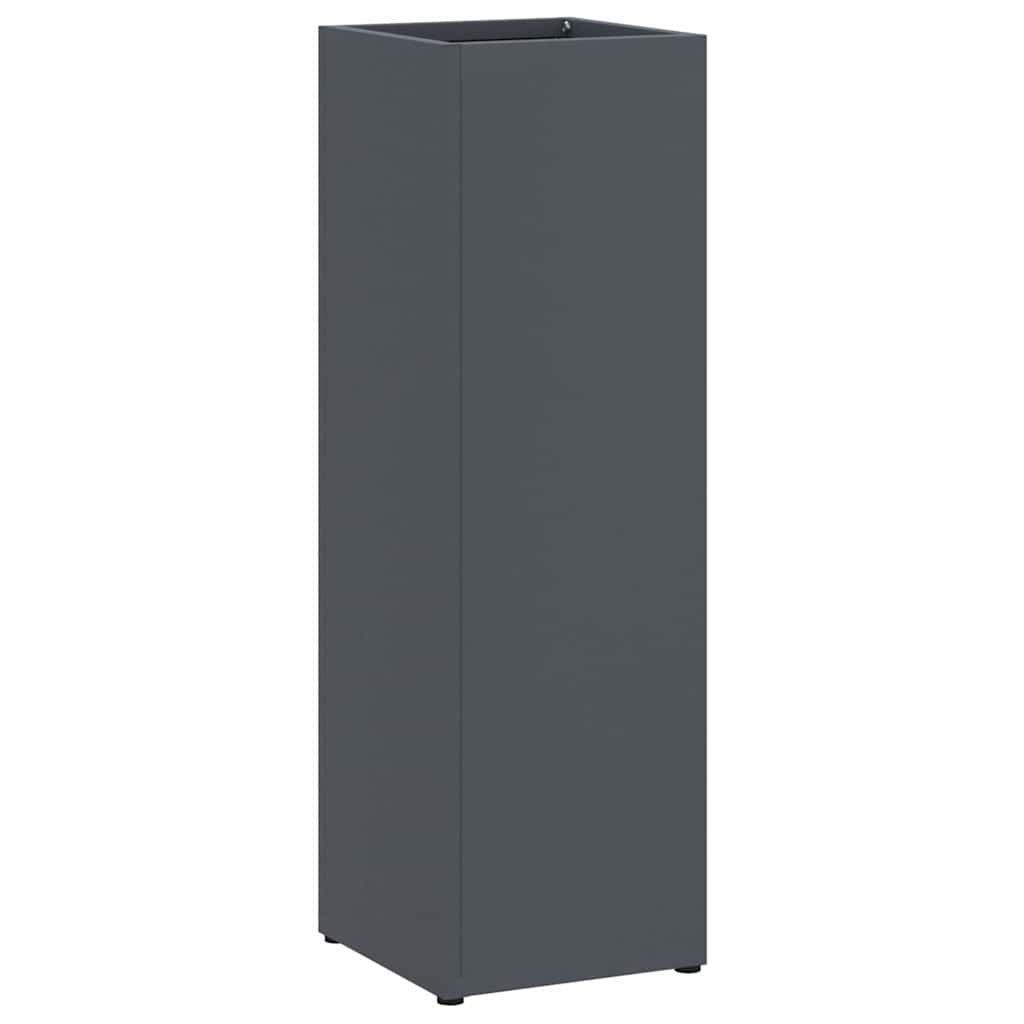 vidaXL Rain Umbrella Stand Anthracite 15.5 x 15.5 x 49 cm Steel