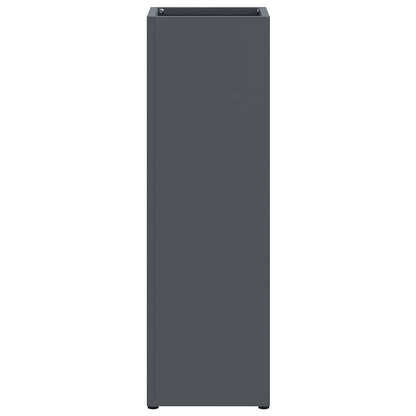 vidaXL Rain Umbrella Stand Anthracite 15.5 x 15.5 x 49 cm Steel