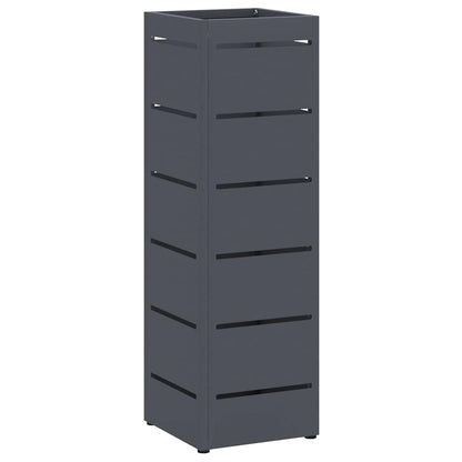 vidaXL Rain Umbrella Stand Anthracite 15.5 x 15.5 x 49 cm Steel