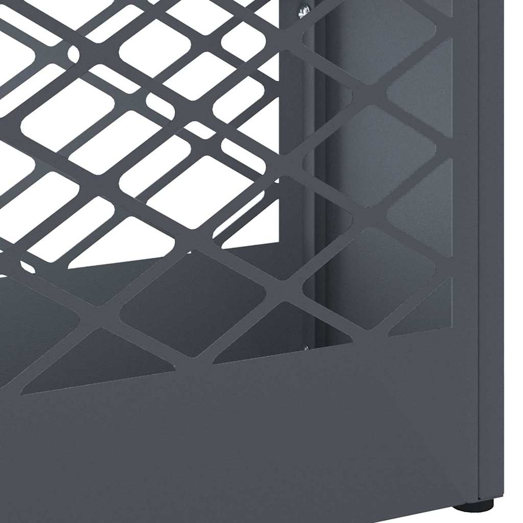 vidaXL Rain Umbrella Stand Anthracite 28 x 12 x 41 cm Steel