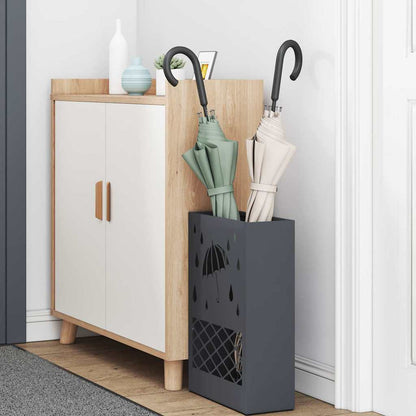 vidaXL Rain Umbrella Stand Anthracite 28 x 12 x 41 cm Steel