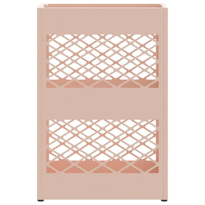 vidaXL Rain Umbrella Stand Pink 28 x 12 x 41 cm Steel