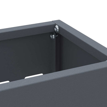 vidaXL Rain Umbrella Stand Anthracite 28 x 12 x 41 cm Steel