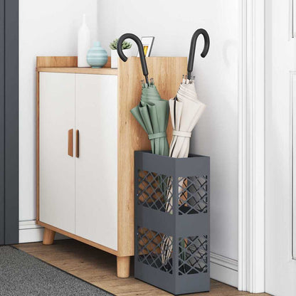 vidaXL Rain Umbrella Stand Anthracite 28 x 12 x 41 cm Steel