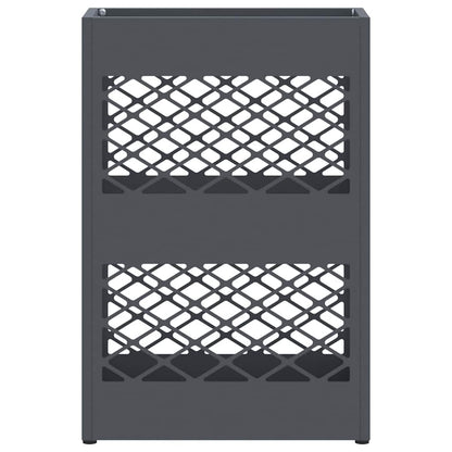 vidaXL Rain Umbrella Stand Anthracite 28 x 12 x 41 cm Steel