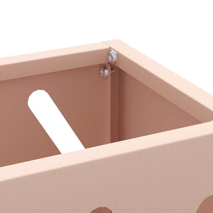 vidaXL Rain Umbrella Stand Pink 28 x 12 x 41 cm Steel