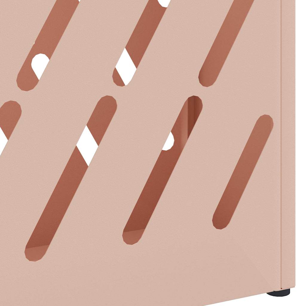 vidaXL Rain Umbrella Stand Pink 28 x 12 x 41 cm Steel