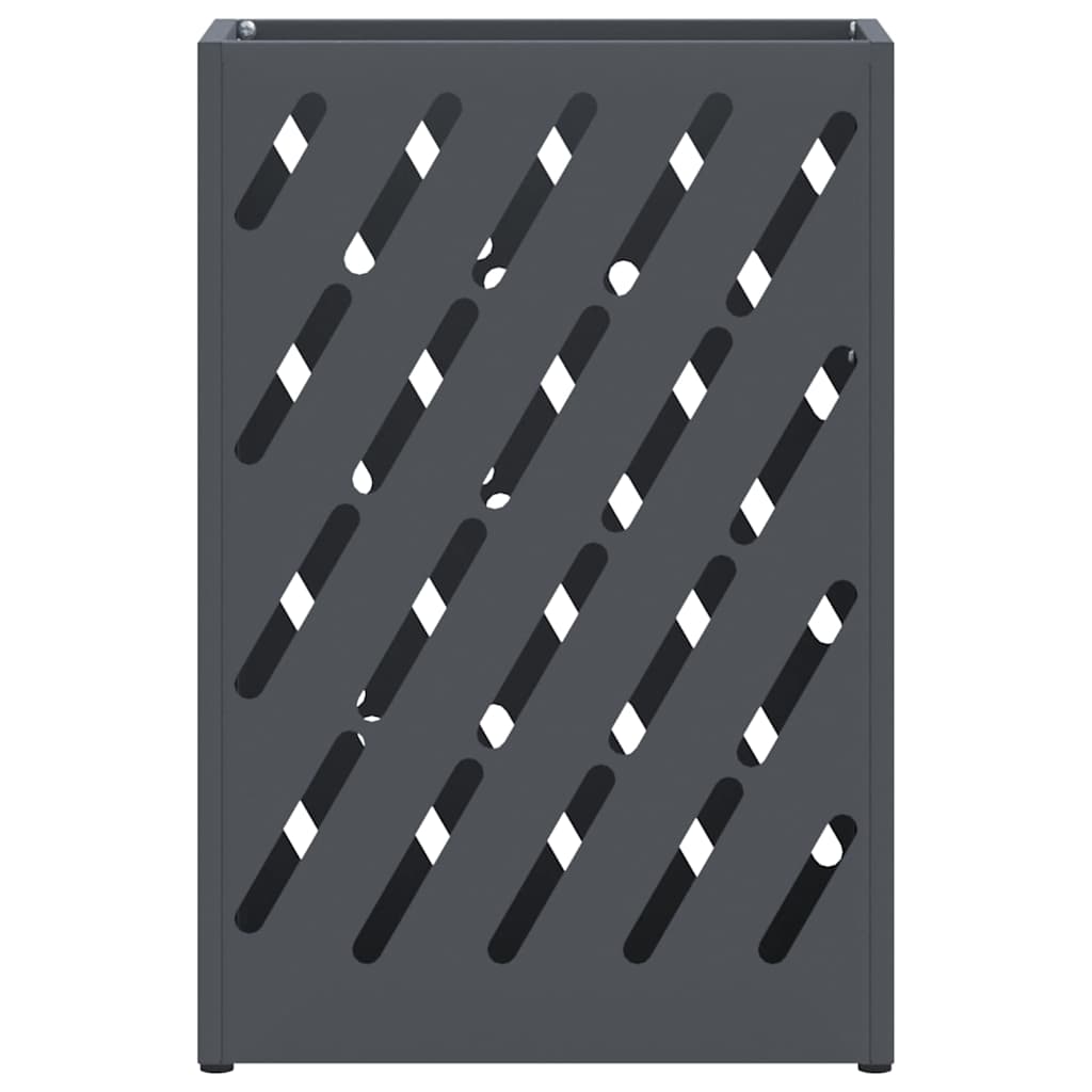 vidaXL Rain Umbrella Stand Anthracite 28 x 12 x 41 cm Steel