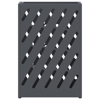 vidaXL Rain Umbrella Stand Anthracite 28 x 12 x 41 cm Steel