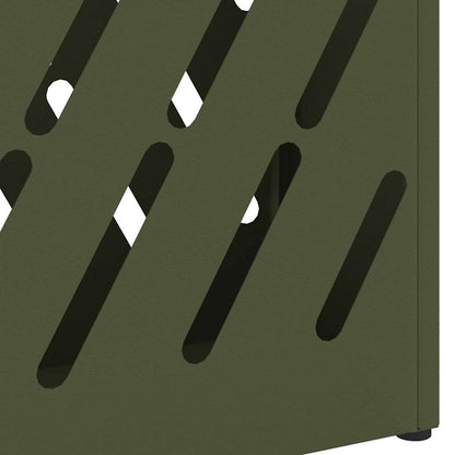 vidaXL Umbrella Stand Olive green 28 x 12 x 41 cm Steel