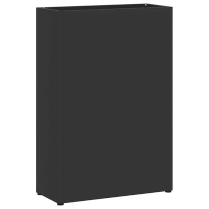 vidaXL Rain Umbrella Stand Black 28 x 12 x 41 cm Steel
