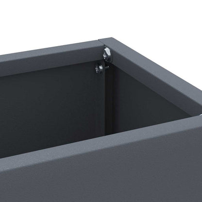 vidaXL Rain Umbrella Stand Anthracite 28 x 12 x 41 cm Steel