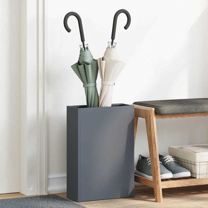 vidaXL Rain Umbrella Stand Anthracite 28 x 12 x 41 cm Steel