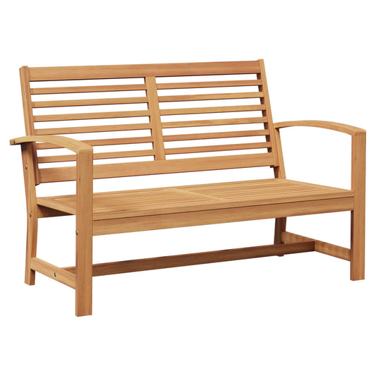 vidaXL Garden Bench Natural 110 x 64 x 76.5 cm Solid teak wood
