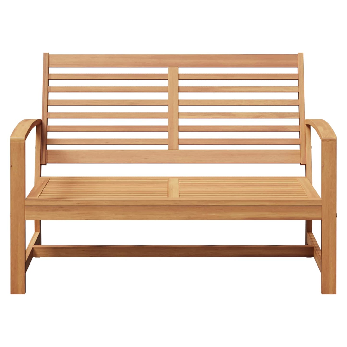 vidaXL Bench Brown 110 x 65 x 76.5 cm Solid Teak Wood