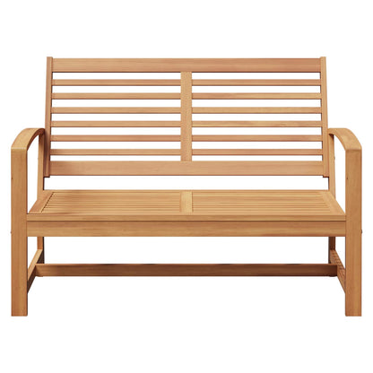 vidaXL Bench Brown 110 x 65 x 76.5 cm Solid Teak Wood
