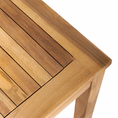 vidaXL Table Brown 95 x 45 x 40 cm Solid Teak Wood