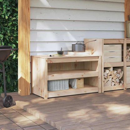 vidaXL Kitchen Cabinet with Shelf MEPPEL Brown Oak 106 x 55 x 64 cm