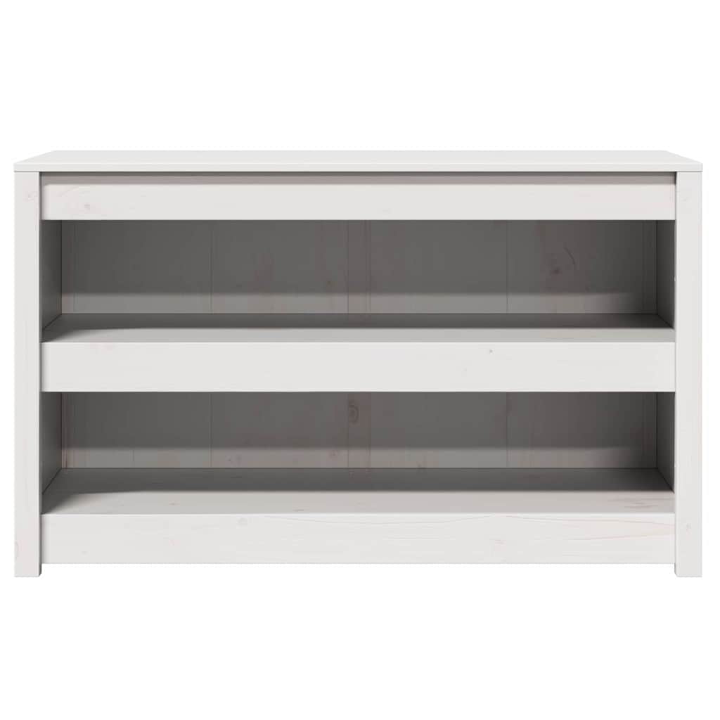 vidaXL Kitchen Cabinet MEPPEL White 106 x 55 x 64 cm Solid Pine Wood