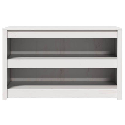vidaXL Kitchen Cabinet MEPPEL White 106 x 55 x 64 cm Solid Pine Wood