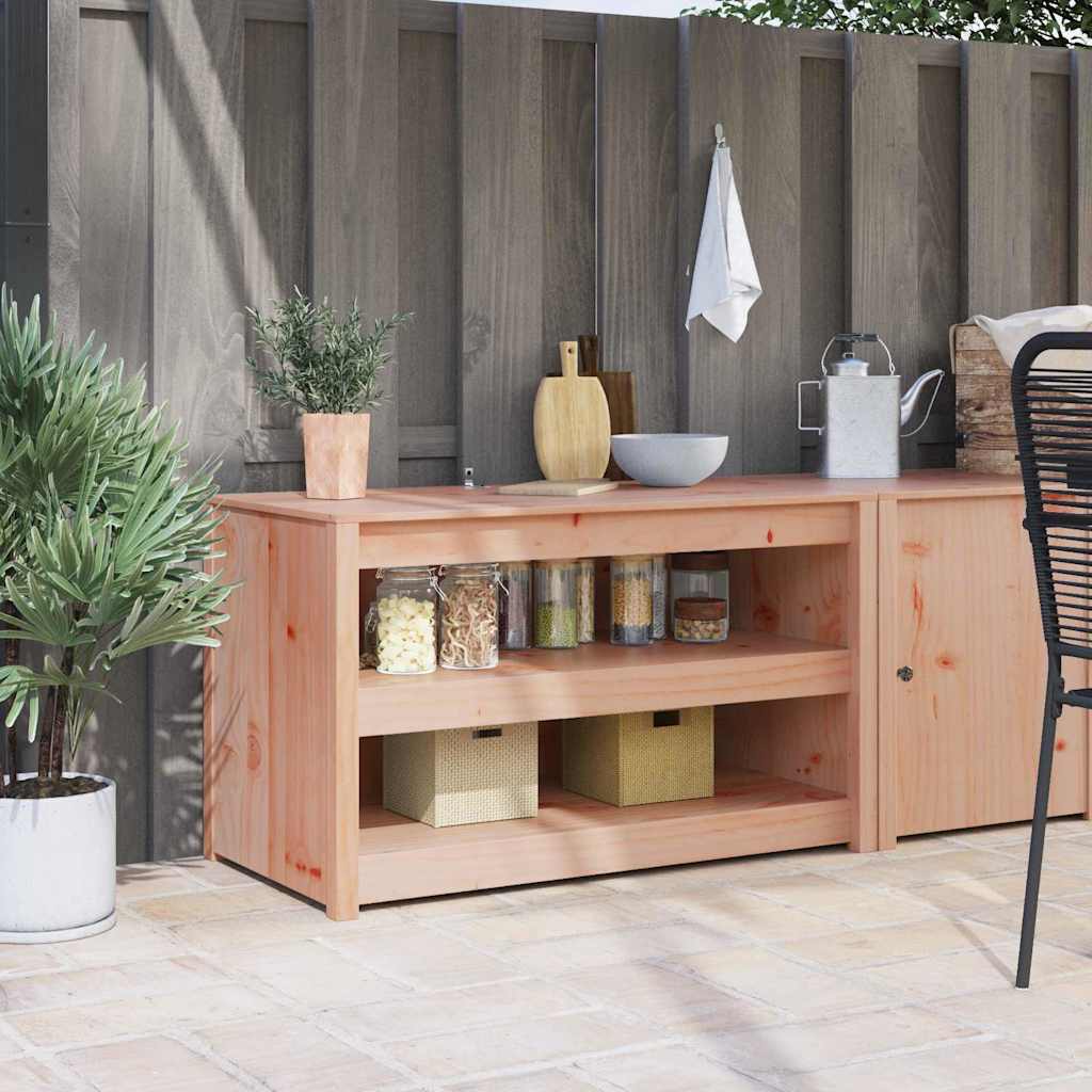 vidaXL Kitchen Cabinet with Shelf MEPPEL Brown Oak 106 x 55 x 64 cm