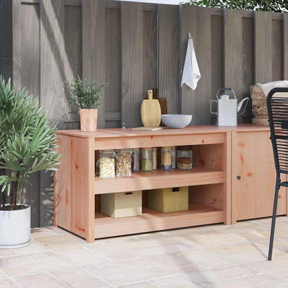 vidaXL Kitchen Cabinet with Shelf MEPPEL Brown Oak 106 x 55 x 64 cm