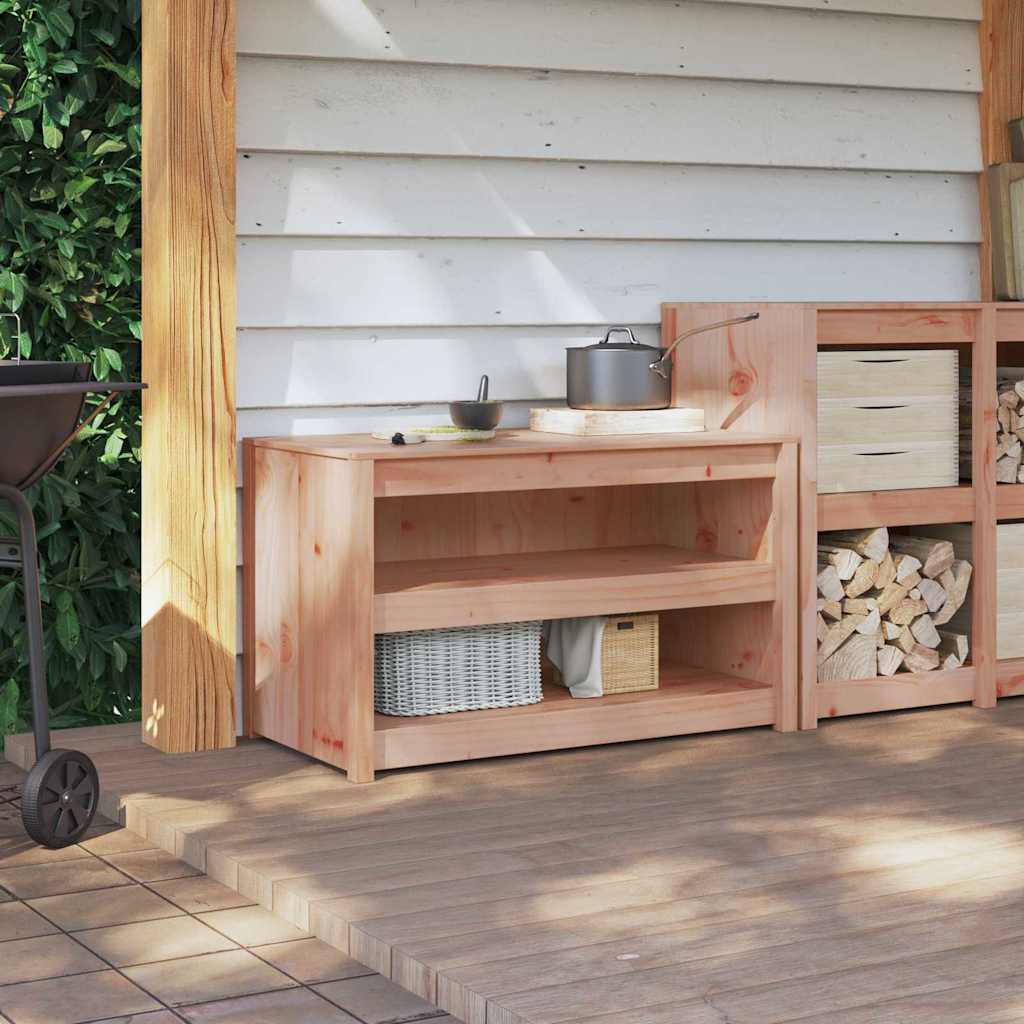vidaXL Kitchen Cabinet with Shelf MEPPEL Brown Oak 106 x 55 x 64 cm