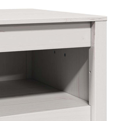 vidaXL Kitchen Cabinet MEPPEL White 55 x 55 x 92 cm Solid Pine Wood