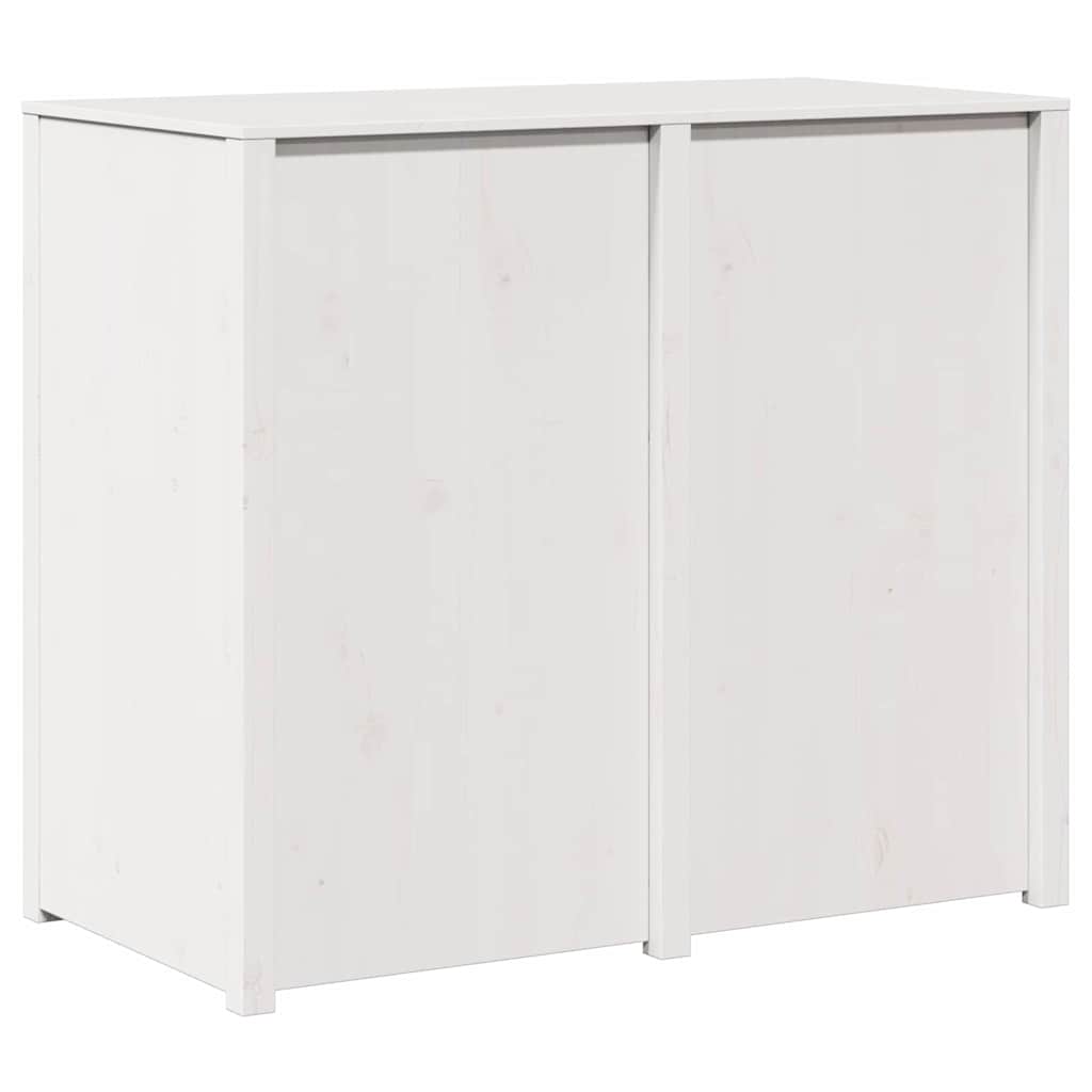 vidaXL Kitchen Cabinet MEPPEL White 106 x 55 x 92 cm Solid Pine Wood
