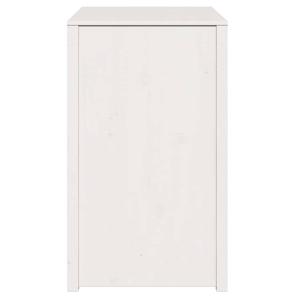 vidaXL Kitchen Cabinet MEPPEL White 106 x 55 x 92 cm Solid Pine Wood