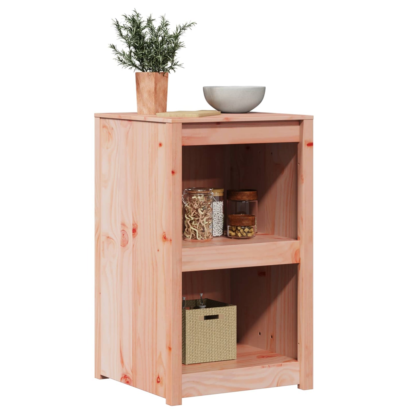 vidaXL Kitchen Cabinet with Shelf MEPPEL Brown Oak 55 x 55 x 92 cm
