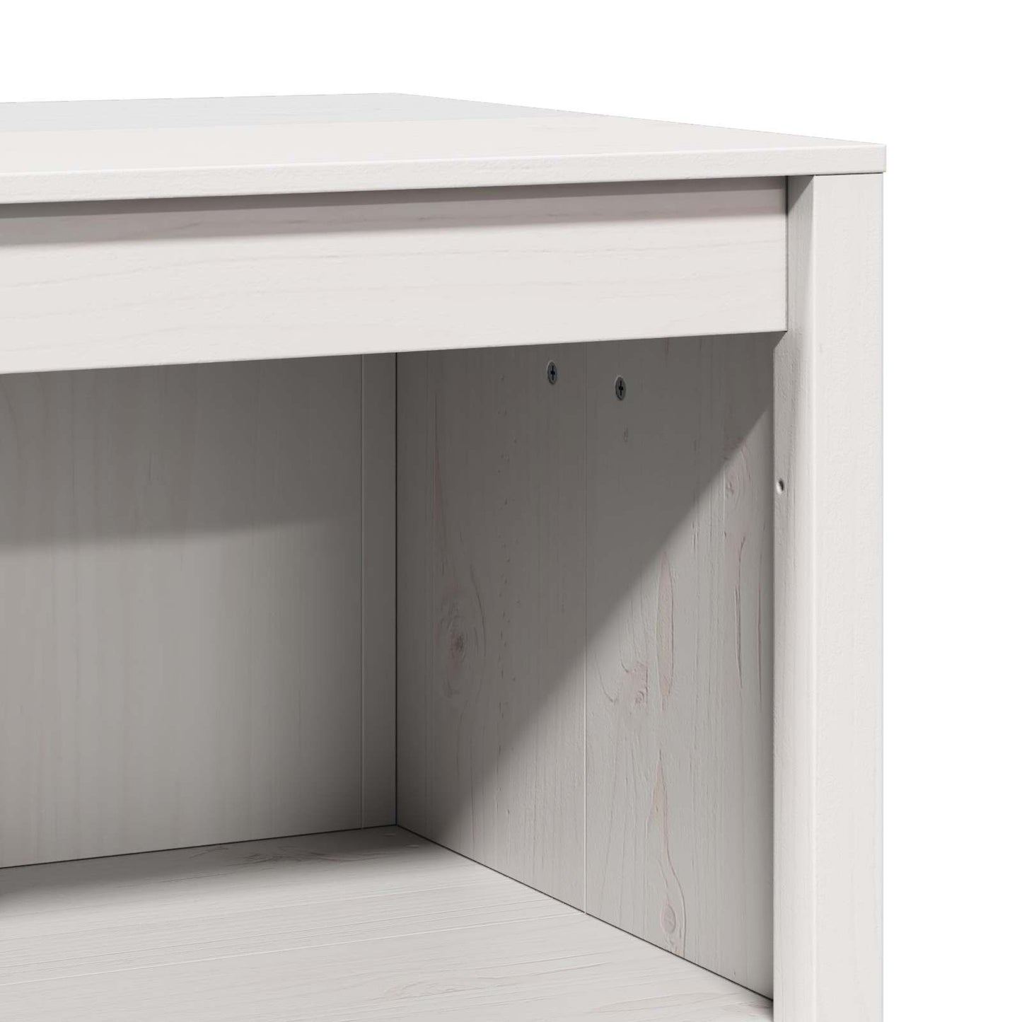 vidaXL Kitchen Cabinet with Shelf MEPPEL Warm White 106 x 55 x 92 cm