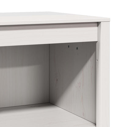 vidaXL Kitchen Cabinet with Shelf MEPPEL Warm White 106 x 55 x 92 cm