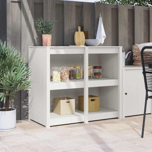 vidaXL Kitchen Cabinet MEPPEL Warm White 106 x 55 x 92 cm