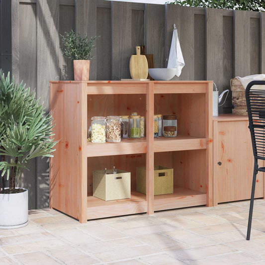 vidaXL Kitchen Cabinet MEPPEL Douglas Wood 106 x 55 x 92 cm