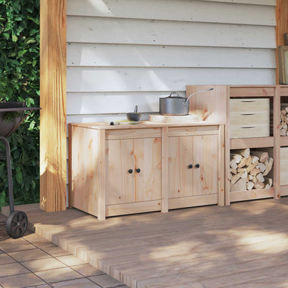 vidaXL Kitchen Cabinet with Shelf MEPPEL Brown Oak 106 x 55 x 64 cm