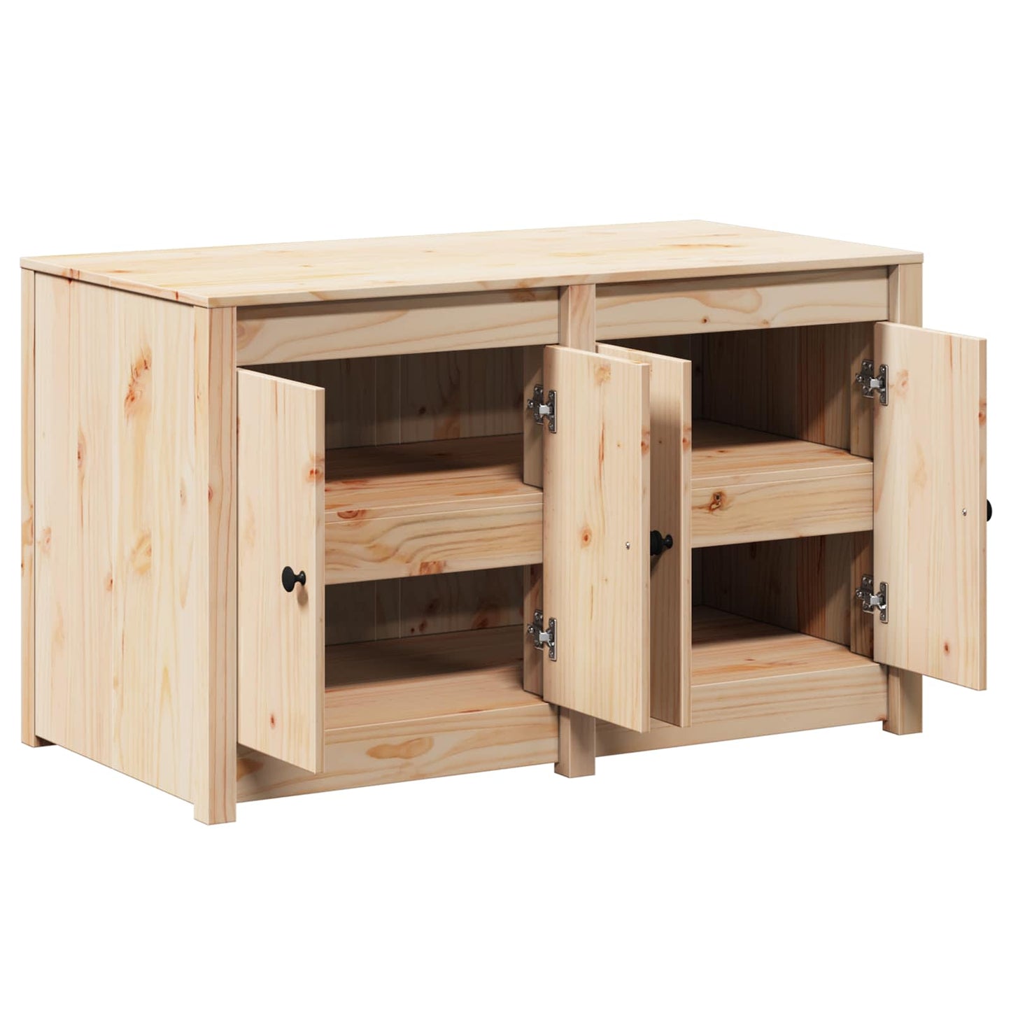 vidaXL Kitchen Cabinet with Shelf MEPPEL Brown Oak 106 x 55 x 64 cm