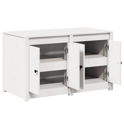 vidaXL Kitchen Cabinet MEPPEL White 106 x 55 x 64 cm Solid Pine wood