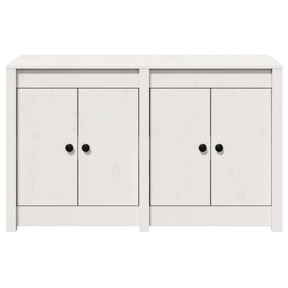 vidaXL Kitchen Cabinet MEPPEL White 106 x 55 x 64 cm Solid Pine wood