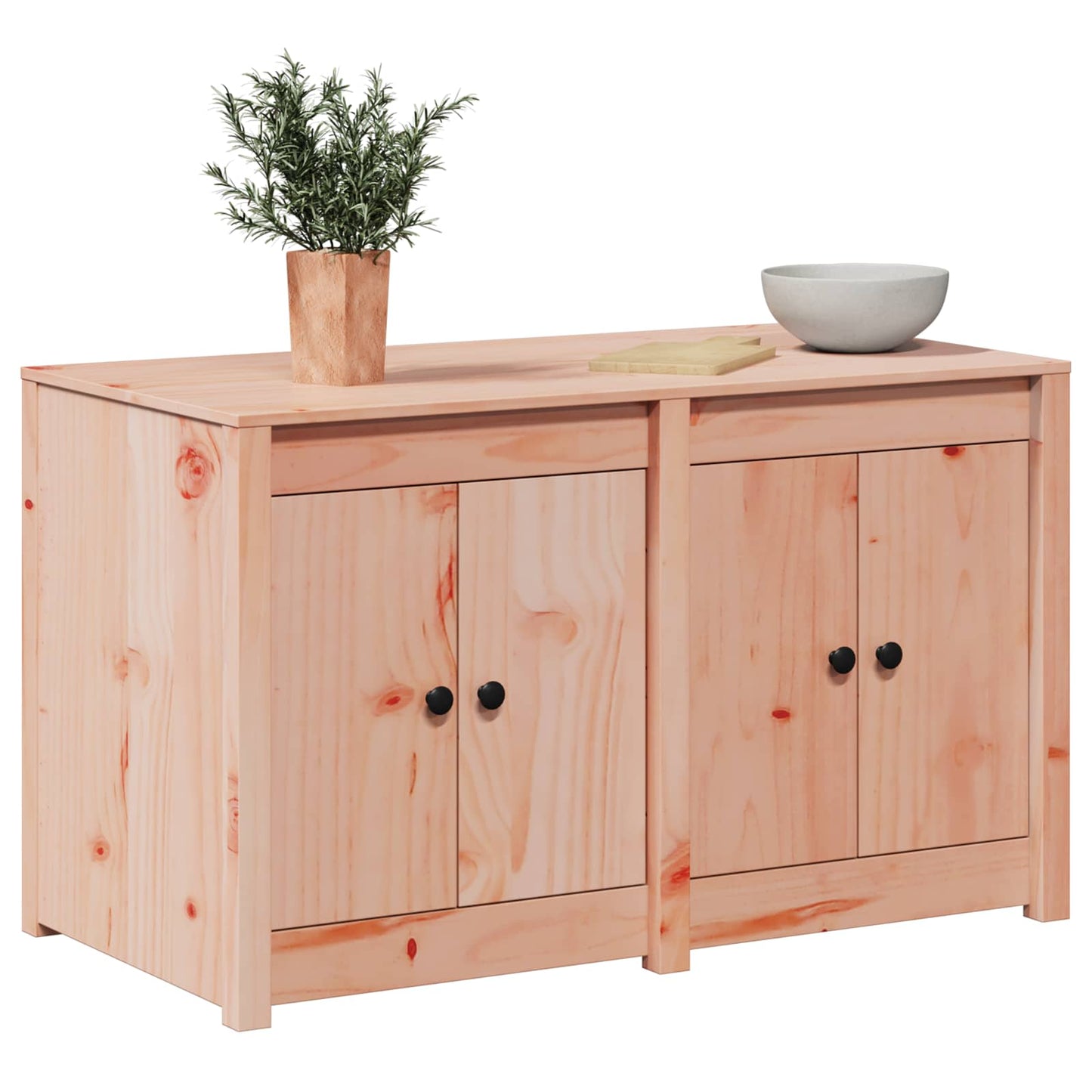 vidaXL Kitchen Cabinet with Shelf MEPPEL Brown Oak 106 x 55 x 64 cm