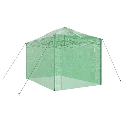 vidaXL Greenhouse with Pop-up Frame Green 280 x 410 x 315 cm Iron