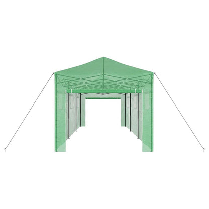 vidaXL Greenhouse with Pop-up Frame Green 290 x 870 x 315 cm Iron