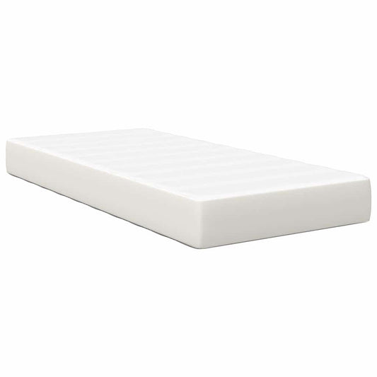 vidaXL Bed Mattress with Mattress Cream 100 x 200 cm Fabric