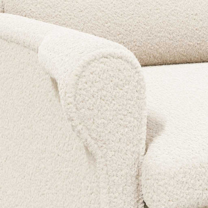 vidaXL Armchair Cream Soft Sherpa Fabric