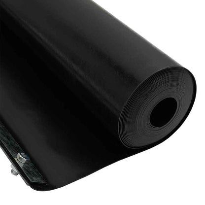 vidaXL Root Barrier with Metal Strip 0.7 x 5 m Polyethylene Black