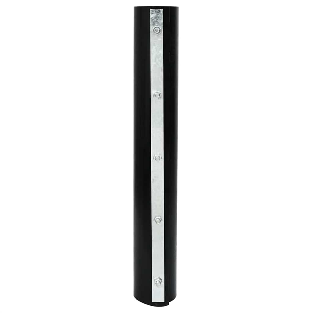 vidaXL Root Barrier with Metal Strip 0.7 x 5 m Polyethylene Black