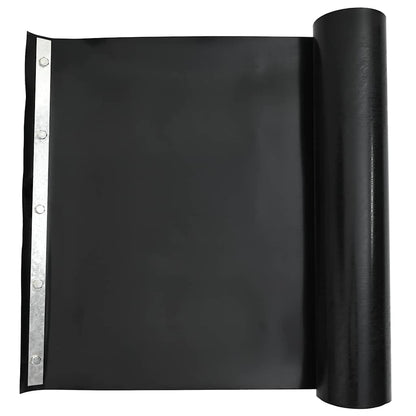 vidaXL Root Barrier with Metal Strip 0.7 x 5 m Polyethylene Black