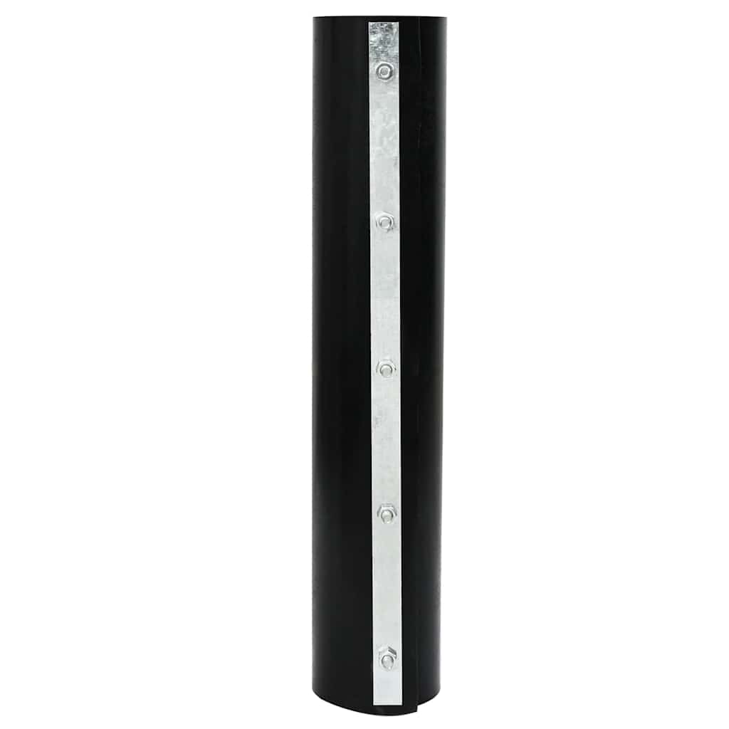 vidaXL Root Barrier with Metal Strip 0.7 x 15 m Polyethylene Black